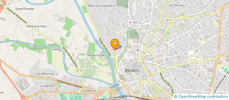 localisation de l'entreprise MADAME VERONIQUE CHABANON  LA SALVETAT-SUR-AGOUT