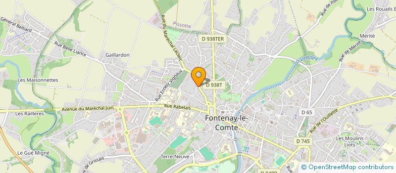 localisation de l'entreprise MADAME VERONIQUE CHABAUD  FONTENAY-LE-COMTE