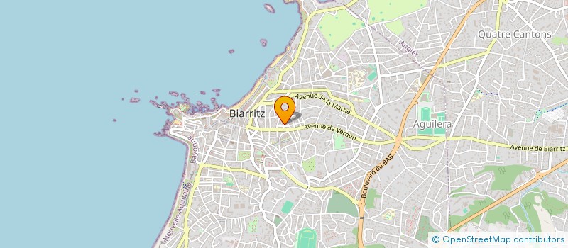 localisation de l'entreprise MADAME VERONIQUE CHABAUD à BIARRITZ