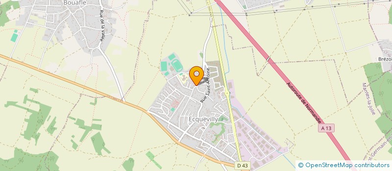 localisation de l'entreprise MADAME VERONIQUE CHABIN  ECQUEVILLY