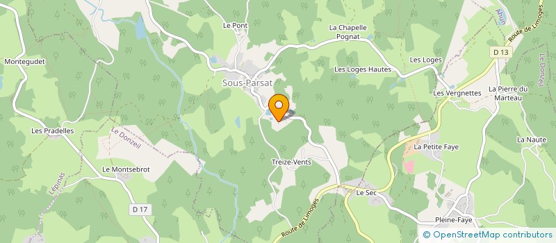 localisation de l'entreprise MADAME VERONIQUE CHABRAT à SOUS-PARSAT