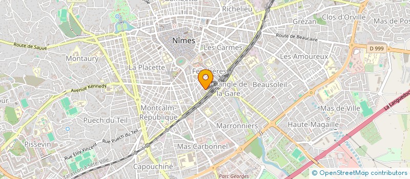 localisation de l'entreprise MADAME VERONIQUE CHALANCON  NIMES