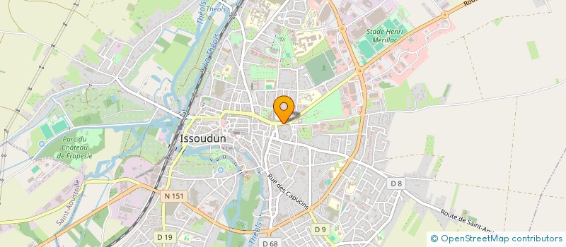 localisation de l'entreprise MADAME VERONIQUE CHAMPAULT à ISSOUDUN