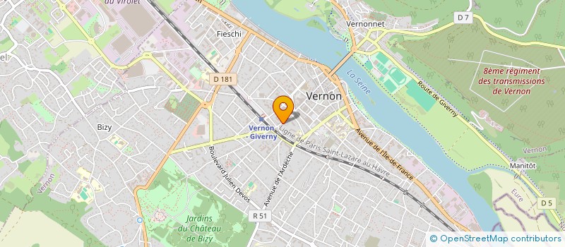 localisation de l'entreprise MADAME VERONIQUE CHAMPONNOIS à SAINT-MARCEL
