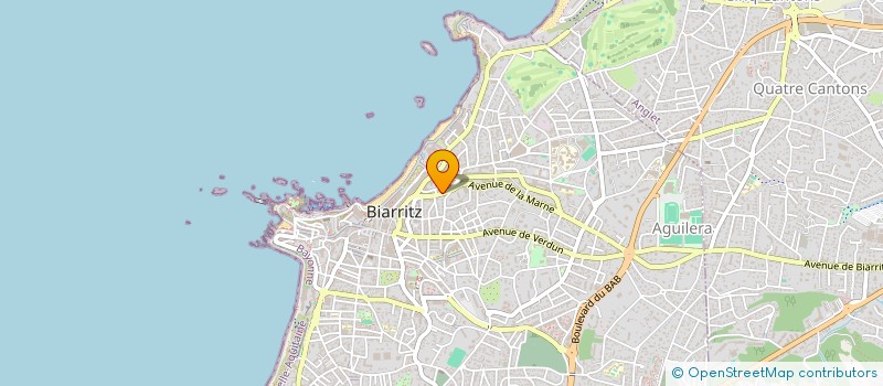 localisation de l'entreprise MADAME VERONIQUE CHANIER à BIARRITZ
