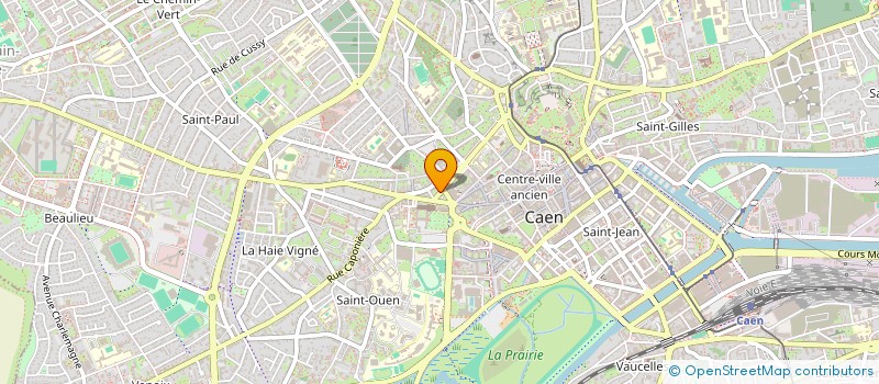 localisation de l'entreprise MADAME VERONIQUE CHAPLAIN  CAEN