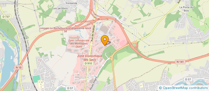 localisation de l'entreprise MADAME VERONIQUE CHARDIN  CHAMPNIERS