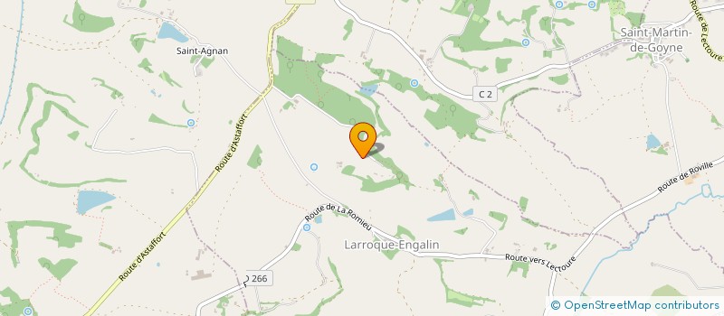 localisation de l'entreprise MADAME VERONIQUE CHARDON  LARROQUE-ENGALIN