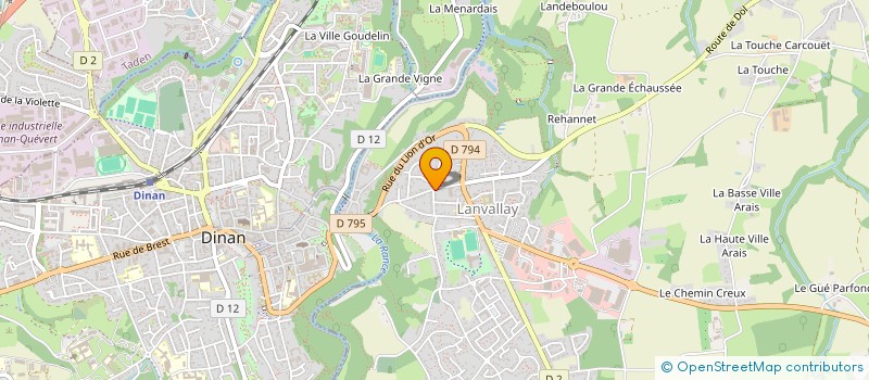 localisation de l'entreprise MADAME VERONIQUE CHARTIER  LANVALLAY