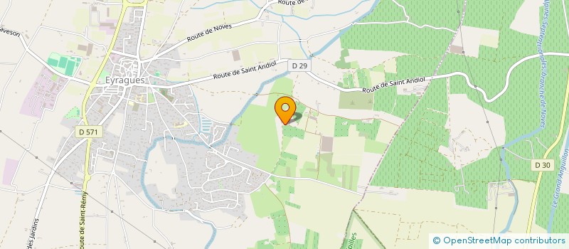 localisation de l'entreprise MADAME VERONIQUE CHASSAGNOLLES  EYRAGUES