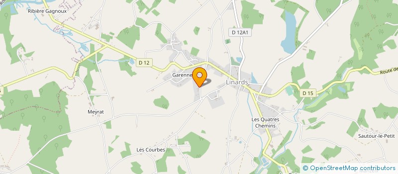 localisation de l'entreprise MADAME VERONIQUE CHAUCHEPRAT à LINARDS