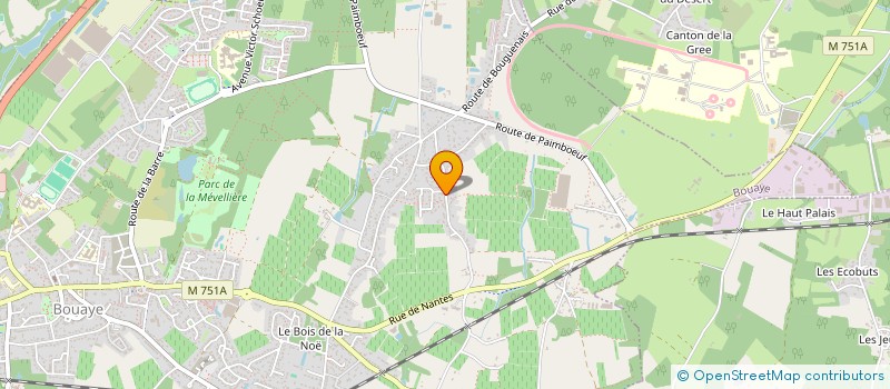 localisation de l'entreprise MADAME VERONIQUE CHAUDOYE  BOUAYE