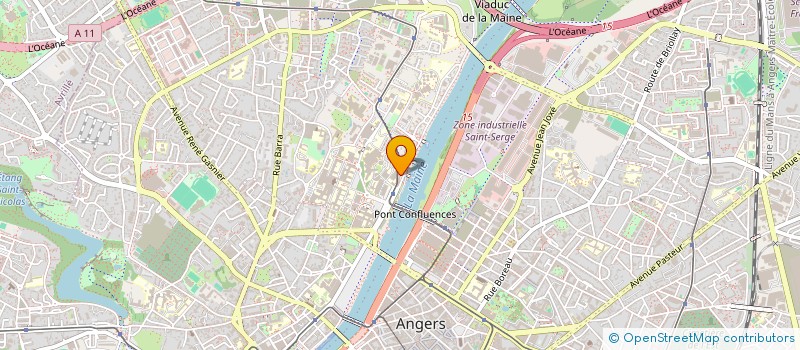 localisation de l'entreprise MADAME VERONIQUE CHAUDRON à ANGERS