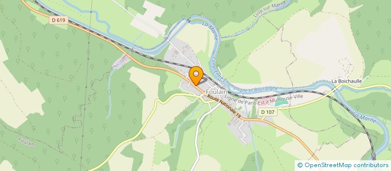 localisation de l'entreprise MADAME VERONIQUE CHAUMONT à FOULAIN