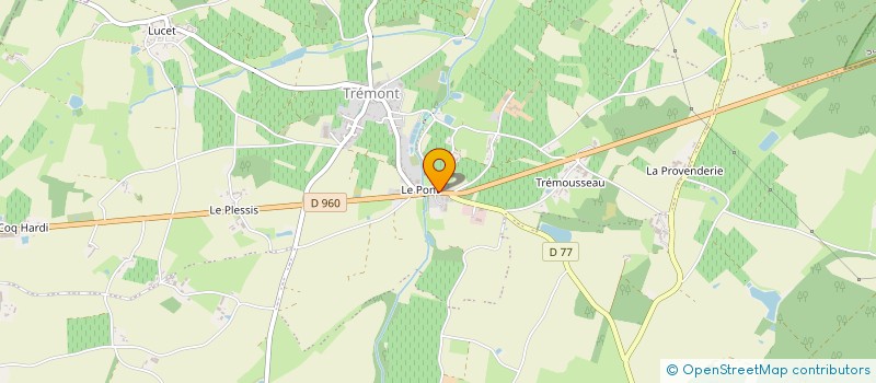 localisation de l'entreprise MADAME VERONIQUE CHAUVREAU à LYS-HAUT-LAYON