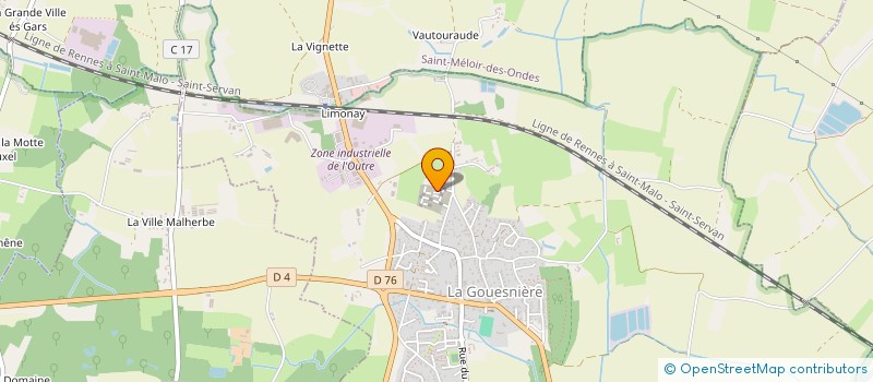 localisation de l'entreprise MADAME VERONIQUE CHENU  LA GOUESNIERE