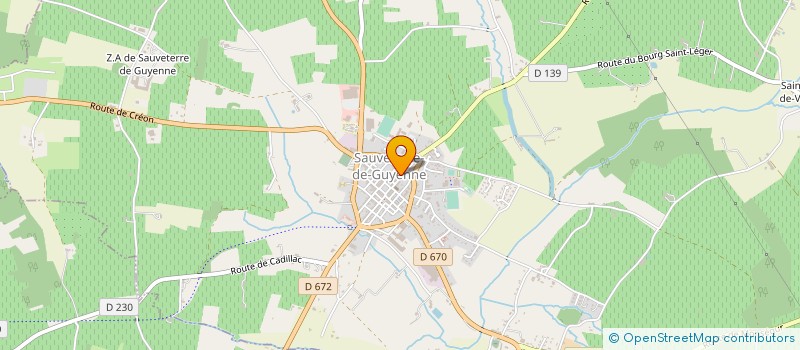 localisation de l'entreprise MADAME VERONIQUE CHERPANTIER  SAUVETERRE-DE-GUYENNE