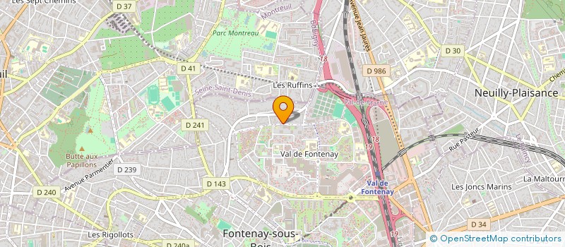 localisation de l'entreprise MADAME VERONIQUE CHERY à FONTENAY-SOUS-BOIS