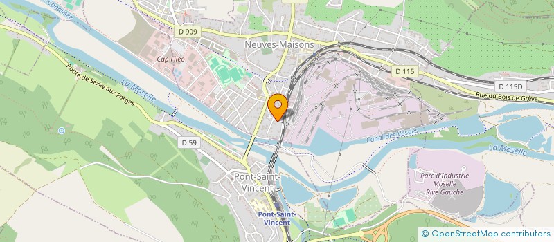 localisation de l'entreprise MADAME VERONIQUE CHEVRY  NEUVES-MAISONS