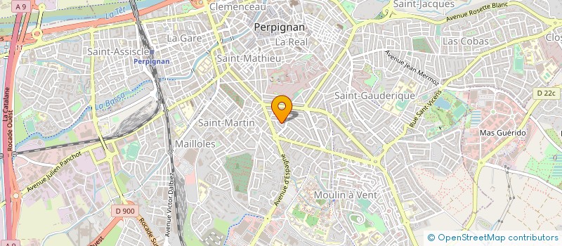 localisation de l'entreprise MADAME VERONIQUE CHEZEAU  PERPIGNAN