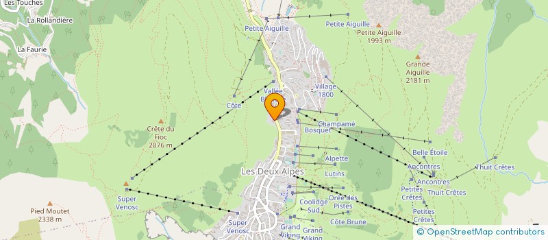 localisation de l'entreprise MADAME VERONIQUE CHIAROTTO à LES DEUX ALPES