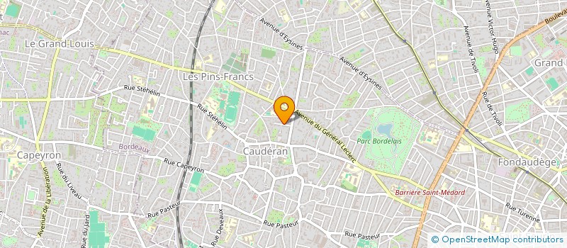 localisation de l'entreprise MADAME VERONIQUE CHOLLET  BORDEAUX