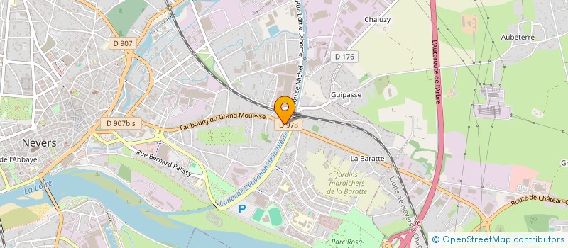 localisation de l'entreprise MADAME VERONIQUE CHOPARD à NEVERS