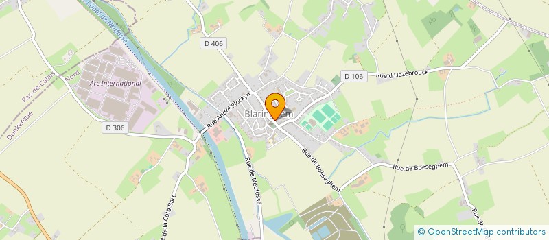 localisation de l'entreprise MADAME VERONIQUE CLAEREBOUT  BLARINGHEM