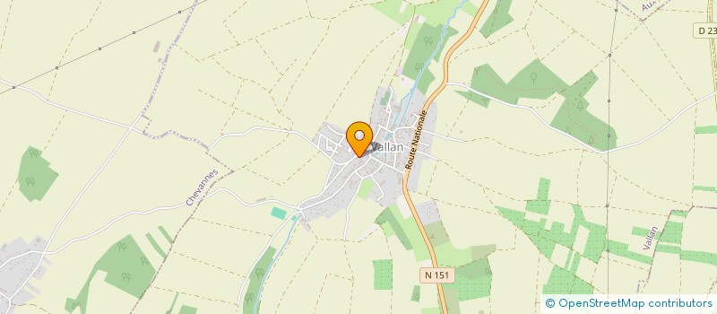 localisation de l'entreprise MADAME VERONIQUE CLAUDINE FUMERAND  VALLAN