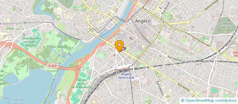 localisation de l'entreprise MADAME VERONIQUE CLEMENCEAU à ANGERS