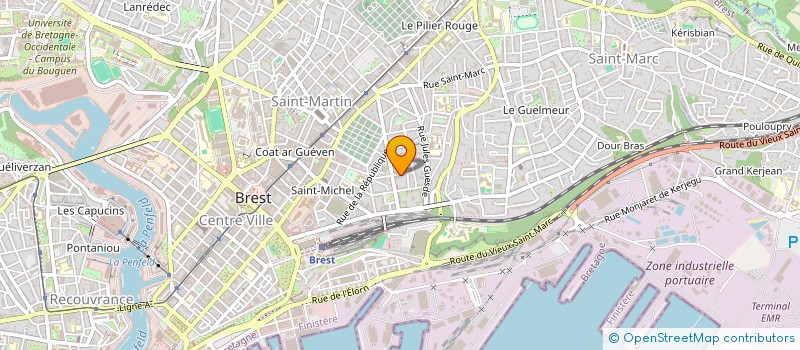 localisation de l'entreprise MADAME VERONIQUE COAT à BREST