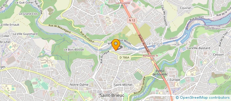 localisation de l'entreprise MADAME VERONIQUE COLLIGNON à SAINT-BRIEUC