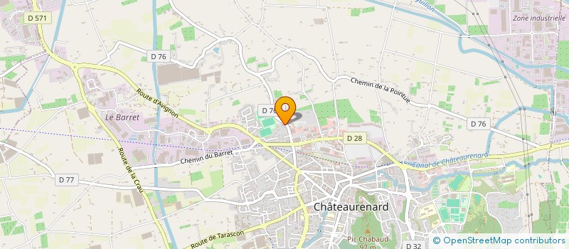 localisation de l'entreprise MADAME VERONIQUE COLOMBE  CHATEAURENARD