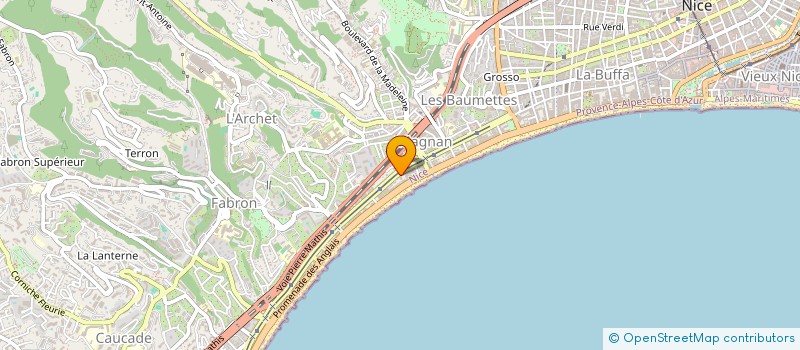 localisation de l'entreprise MADAME VERONIQUE COLOMBO à NICE