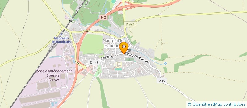 localisation de l'entreprise MADAME VERONIQUE COLSON à NANTEUIL-LE-HAUDOUIN
