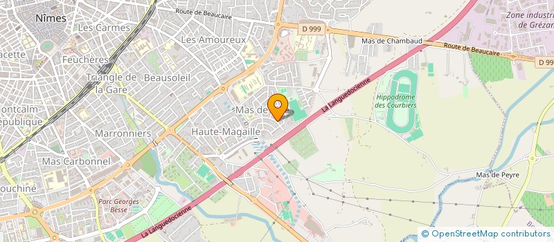 localisation de l'entreprise MADAME VERONIQUE COMBAL  NIMES