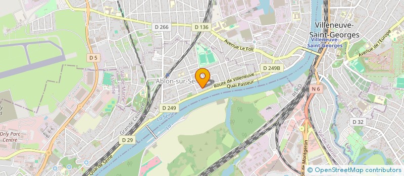 localisation de l'entreprise MADAME VERONIQUE COMMEAU  ABLON SUR SEINE