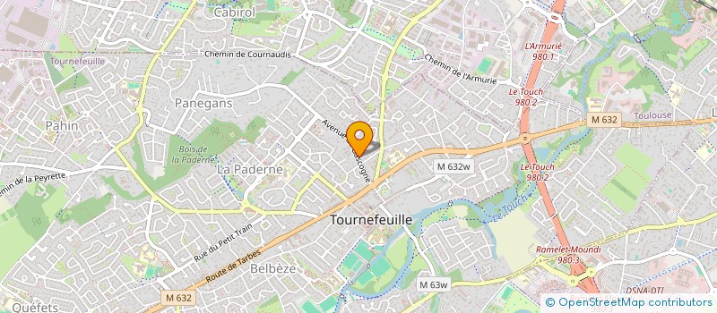localisation de l'entreprise MADAME VERONIQUE COMPARIN à TOURNEFEUILLE