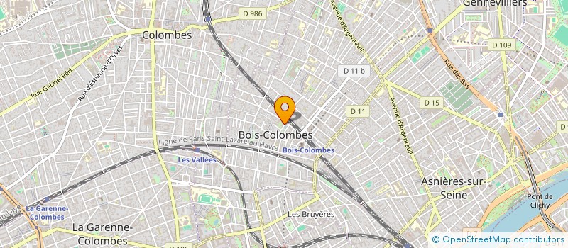 localisation de l'entreprise MADAME VERONIQUE CONDAMIN à BOIS-COLOMBES