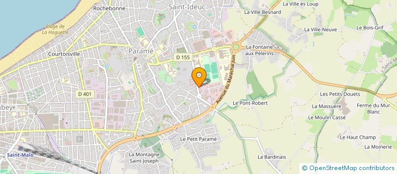 localisation de l'entreprise MADAME VERONIQUE CONILLEAU à SAINT-MALO