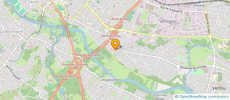 localisation de l'entreprise MADAME VERONIQUE CONSTANT  VERTOU