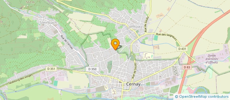 localisation de l'entreprise MADAME VERONIQUE CORDIER  ASPACH-MICHELBACH