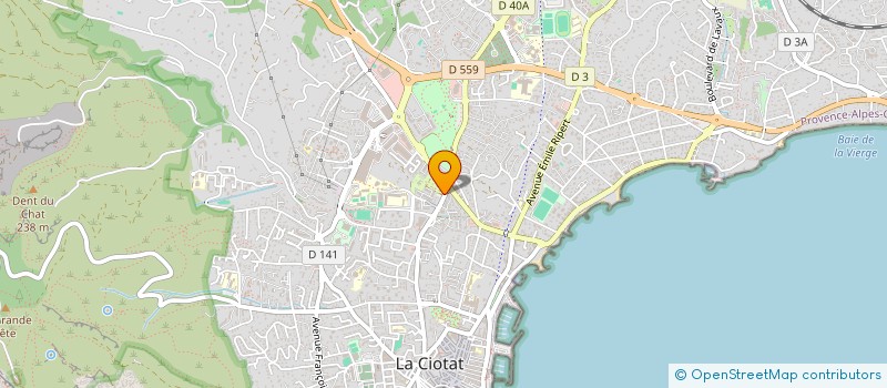 localisation de l'entreprise MADAME VERONIQUE CORSELIS à LA CIOTAT
