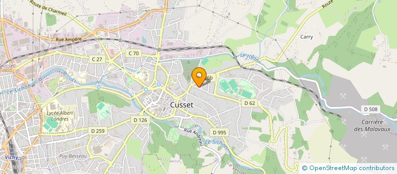 localisation de l'entreprise MADAME VERONIQUE COTTEL à CUSSET