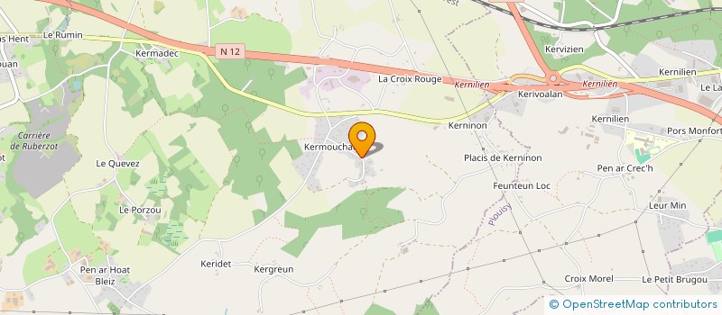 localisation de l'entreprise MADAME VERONIQUE COTTIN  TREGLAMUS