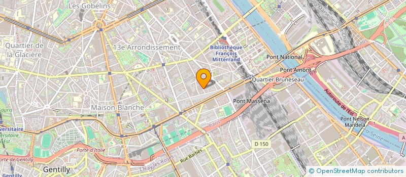 localisation de l'entreprise MADAME VERONIQUE COUESNON  PARIS