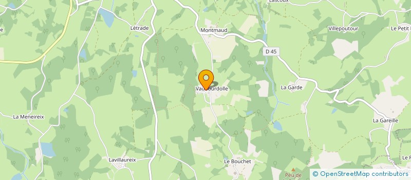 localisation de l'entreprise MADAME VERONIQUE COULAUD à CHATEAUPONSAC