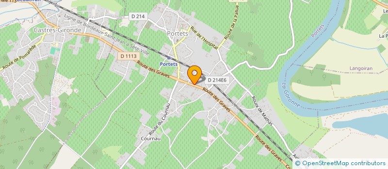 localisation de l'entreprise MADAME VERONIQUE COURBIN  PORTETS