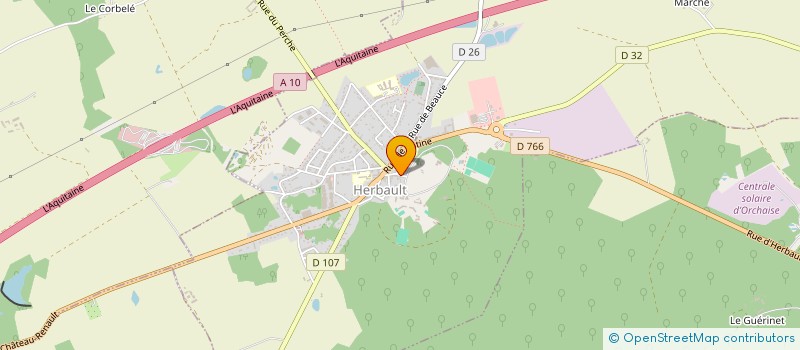 localisation de l'entreprise MADAME VERONIQUE COURTOUX  HERBAULT