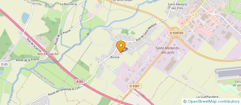 localisation de l'entreprise MADAME VERONIQUE COUSINEAU  FONTENAY-LE-COMTE